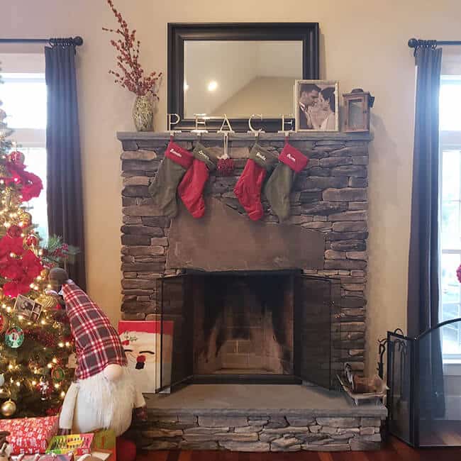 Fireplace in a home in New Bedford MA by Brian DeMedeiros BD Masonry.